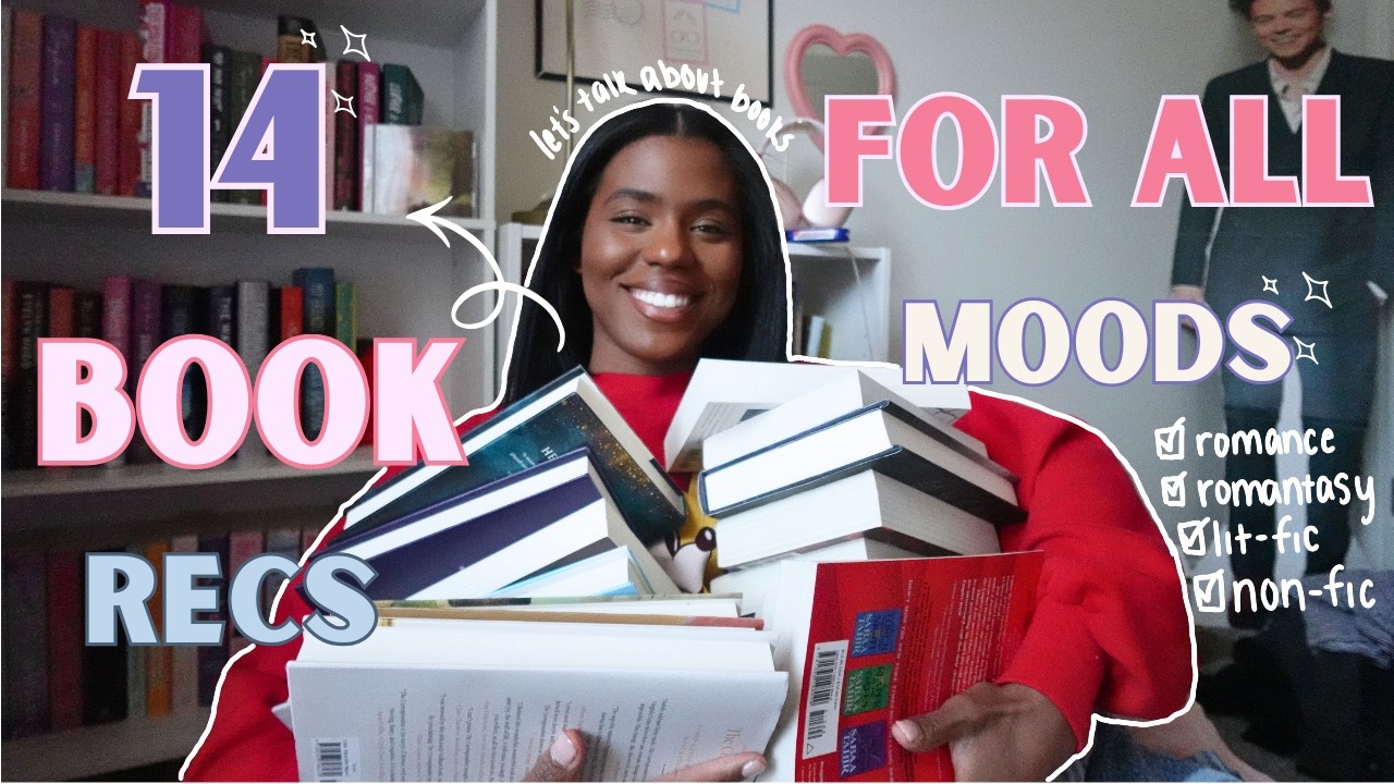 14 mood reading recommendations (lets get super specific) 📖✨