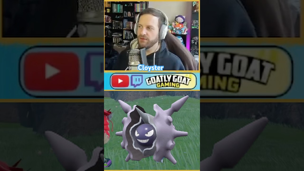 Эволюция Клойстера совершенно бессмысленна #goatlygoat #pokemon #pokemonscarletandviolet