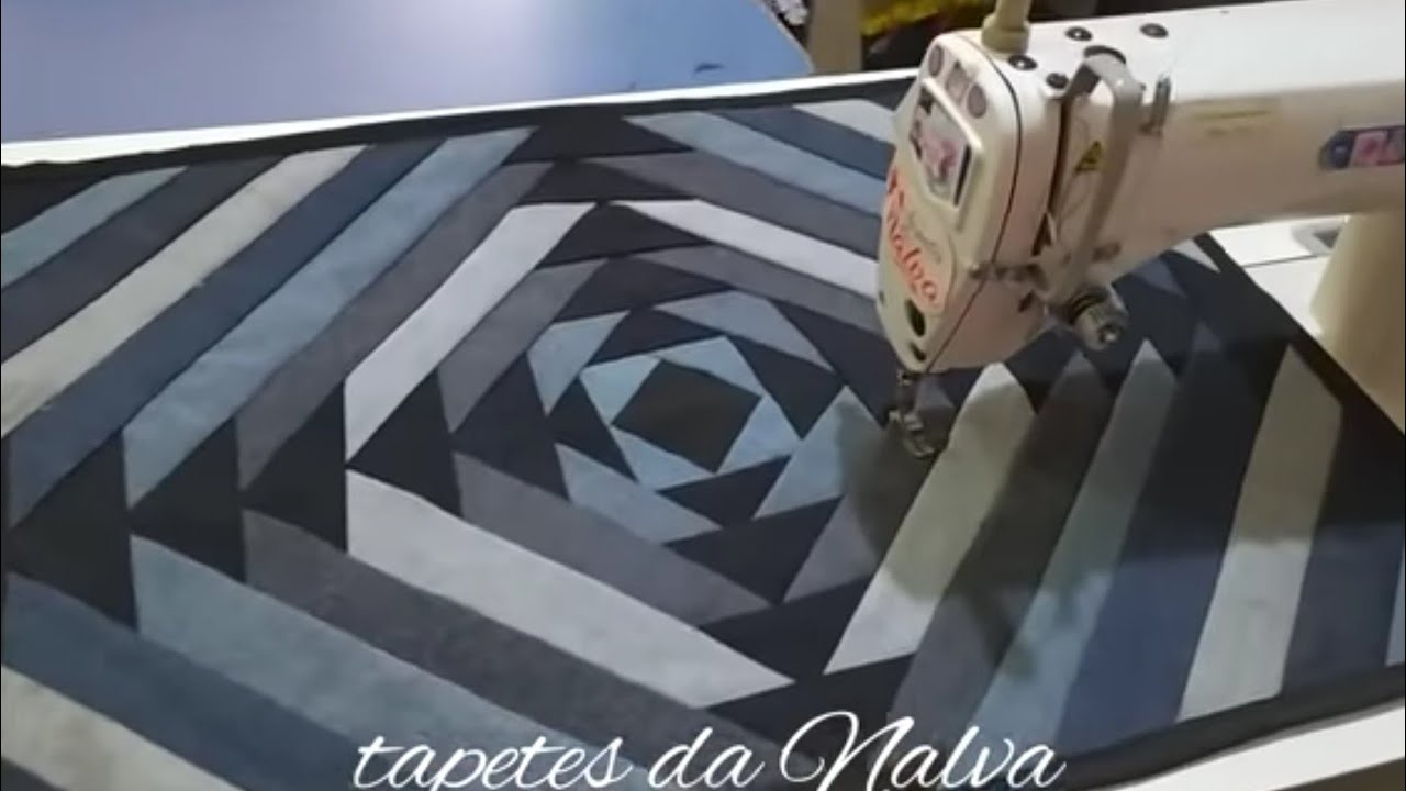 TAPETE DE SETINHA FEITO COM JEANS USADO #VIDEO14