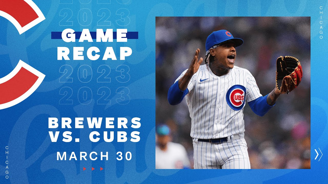 Game Highlights: Stro Puts on a Show, Dansby Shines, Cubs Shut Out Brewers on Opening Day | 3/30/23
