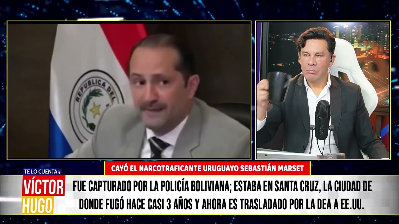 SEBASTIÁN MARSET CAPTURADO POR LA POLICÍA BOLIVIANA Y TRASLADADO A EE.UU. POR LA DEA