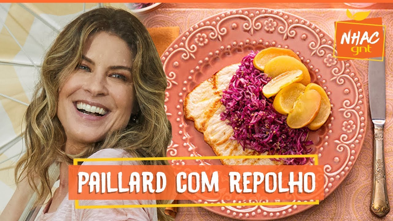 Paillard de carne de porco com repolho macerado e maçã | Rita Lobo | Cozinha Prática
