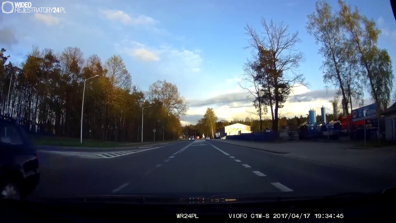 Viofo G1WS @ 1080p30 - test przy dużej prędkości