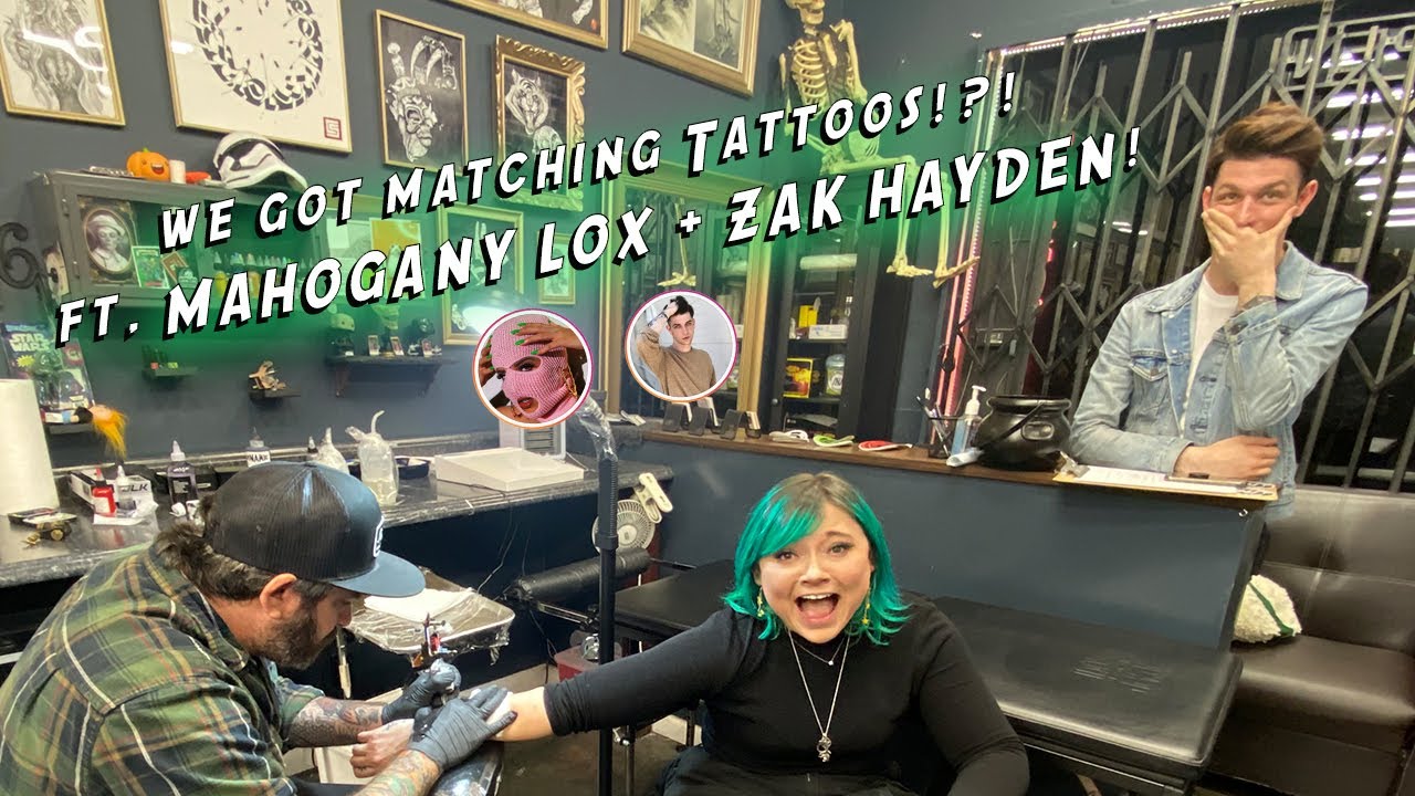 What Are the Odds? Getting MATCHING TATTOOS | Jaci Butler ft. Mahogany Lox & Zak Hayden