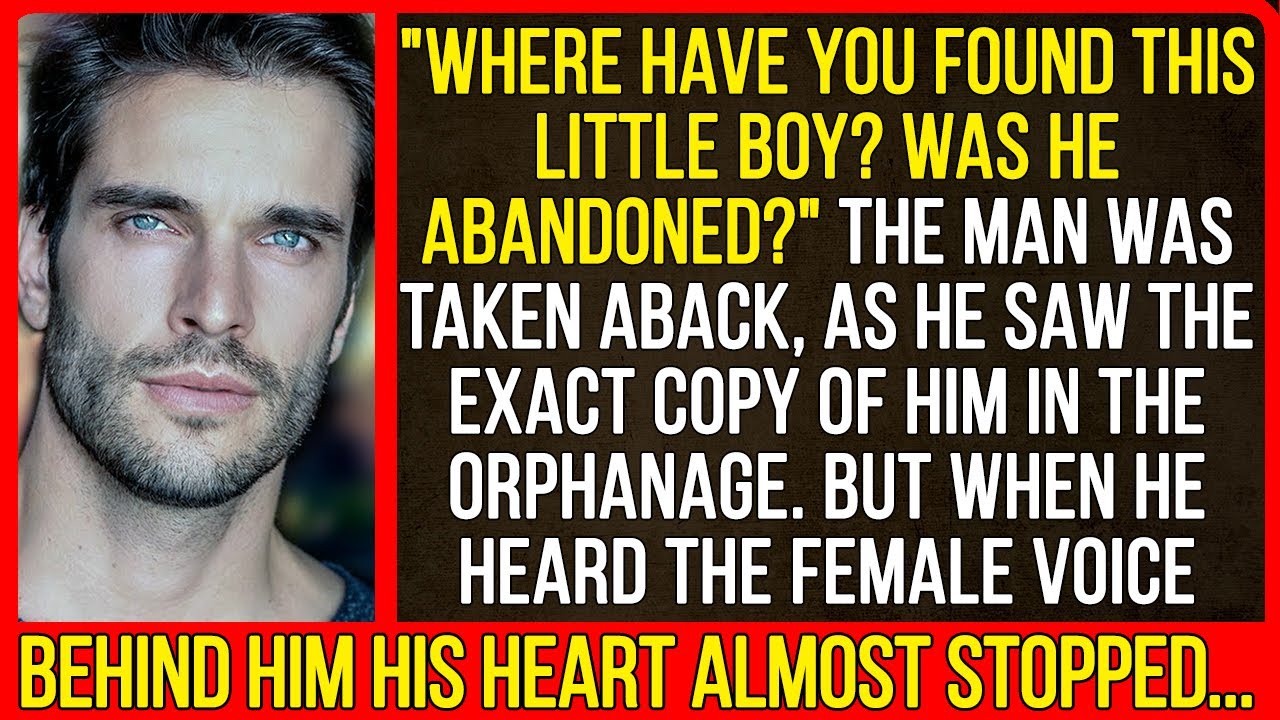 But when he heard the female voice behind him, his...