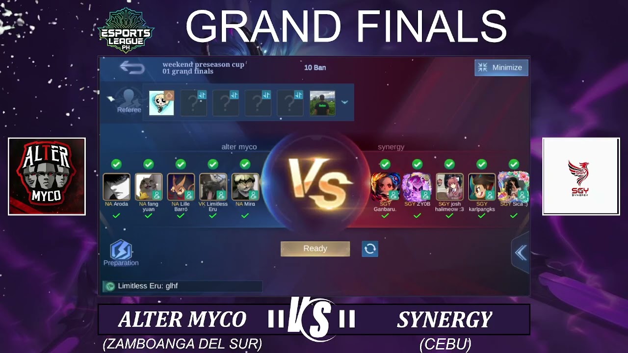 💥GRAND FINALS - Weekend Mobile Legends Online Tournament Pre-Season Cup 01❗