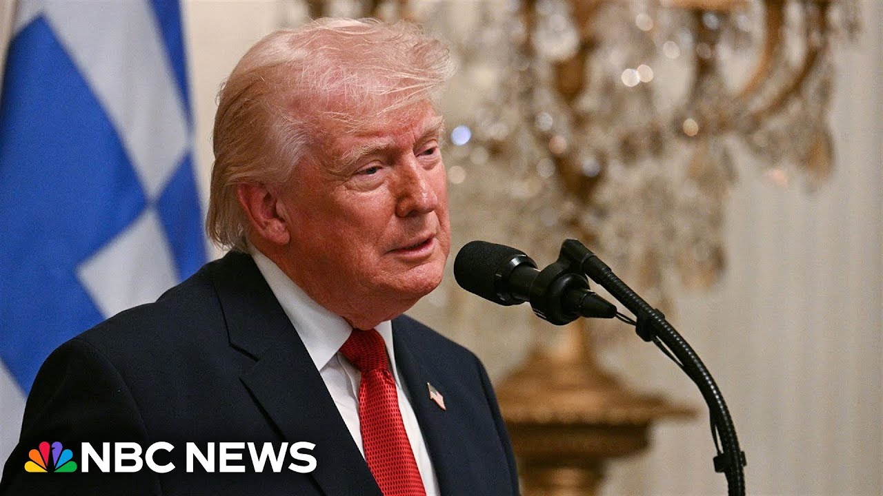 LIVE: Trump delivers remarks to farmers | NBC News