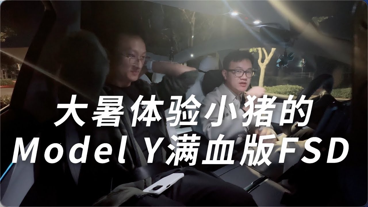 大暑体验小猪的ModelY满血版fsdV14 1 4