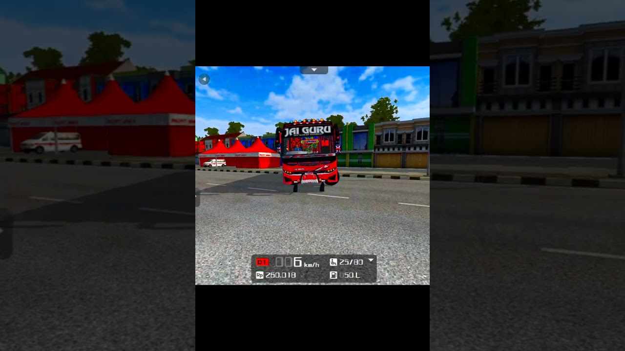 BUS SIMULATOR INDONESIA 🩷 JAI GURU BUS 💖 MASS DRIVING 💫 #jaigurubus #bussimulatorindonesia