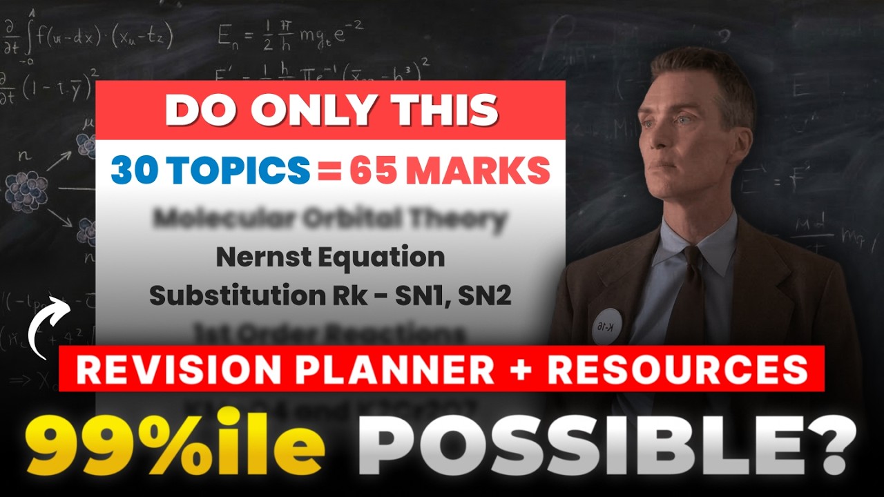 🔥Last 15 Days Chemistry Strategy | JEE Mains 2026 (April Attempt)