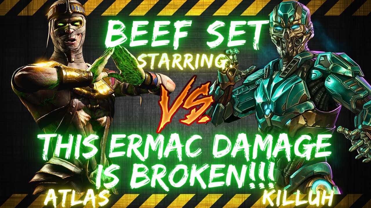 BEEF SET ft. Atlas vs Realkilluh | THIS ERMAC DAMAGE IS BROKEN!!! 🎤👀🔥😱