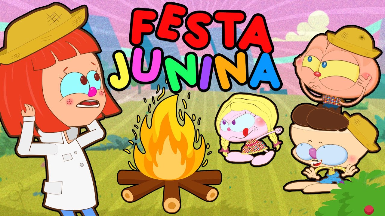 Festa Junina do Mongo e Drongo -  Pulando Fogueira de São João! 🌽🔥
