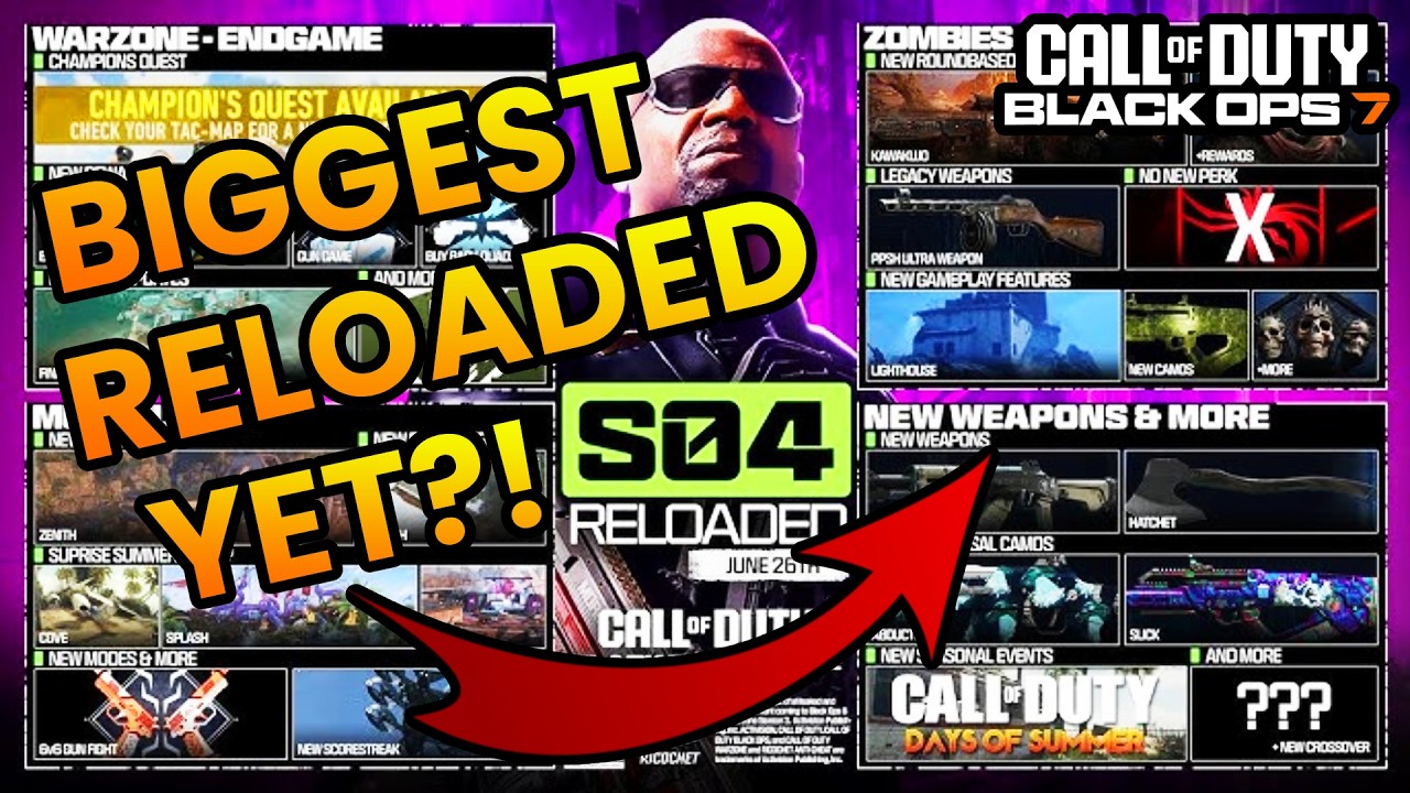 FULL Black Ops 7 Season 4 Reloaded Update & Download! (New Crossover Events, ZOMBIES, MAPS, & MORE!)