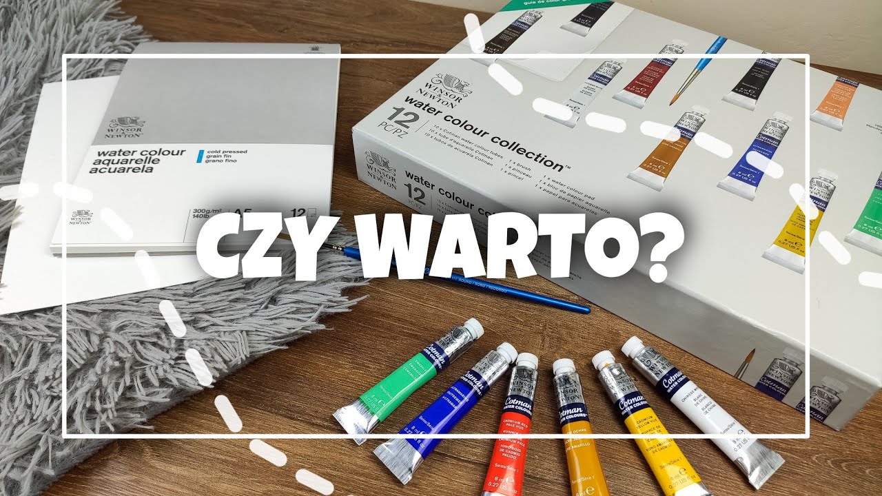 Farby akwarelowe Winsor&Newton 🤭 Czy warto? | #test #akwarele