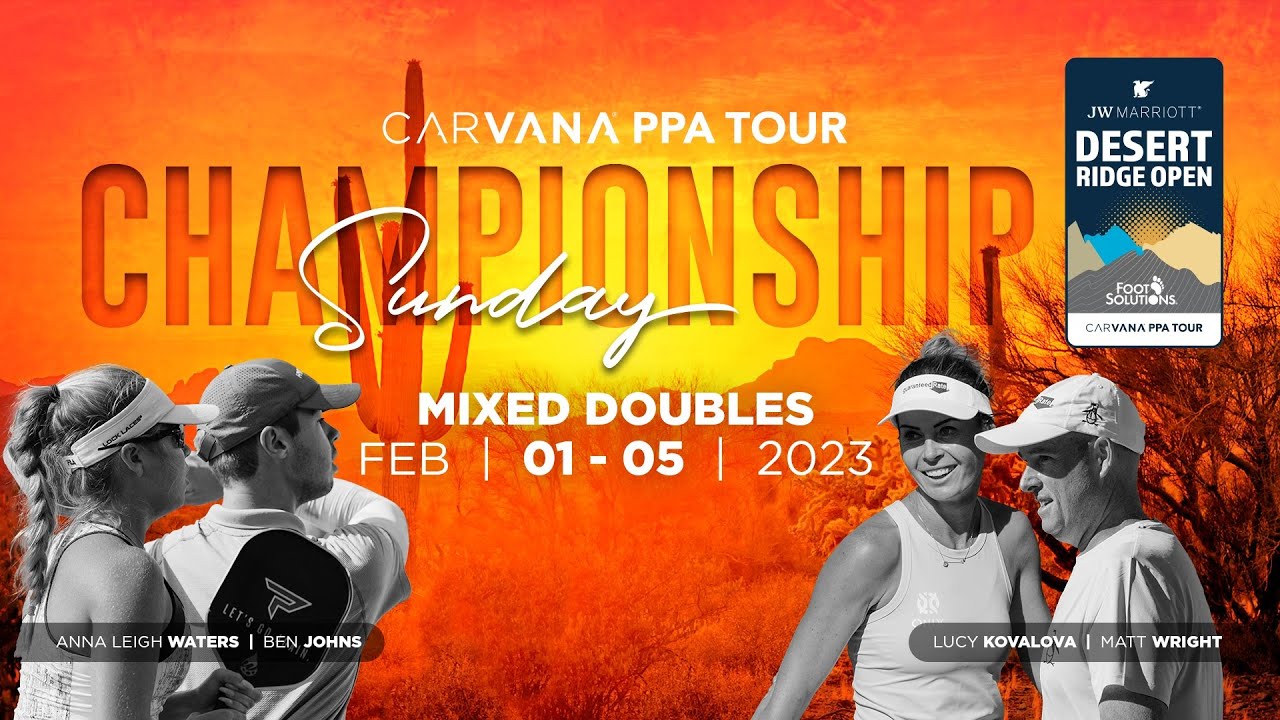Desert Ridge Open - Gold Medal Match - Mixed Doubles - Johns/Waters vs. Wright/Kovalova