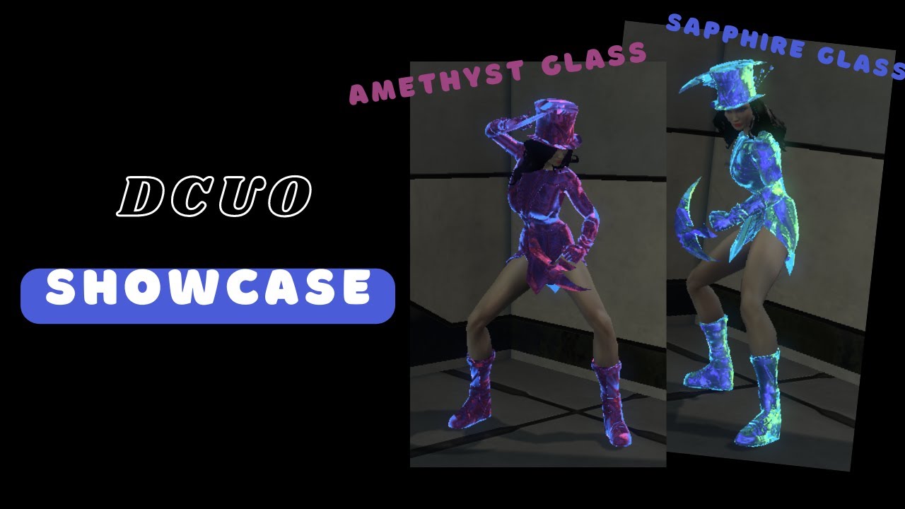 Amethyst Glass & Sapphire Glass Materials | DCUO Showcase