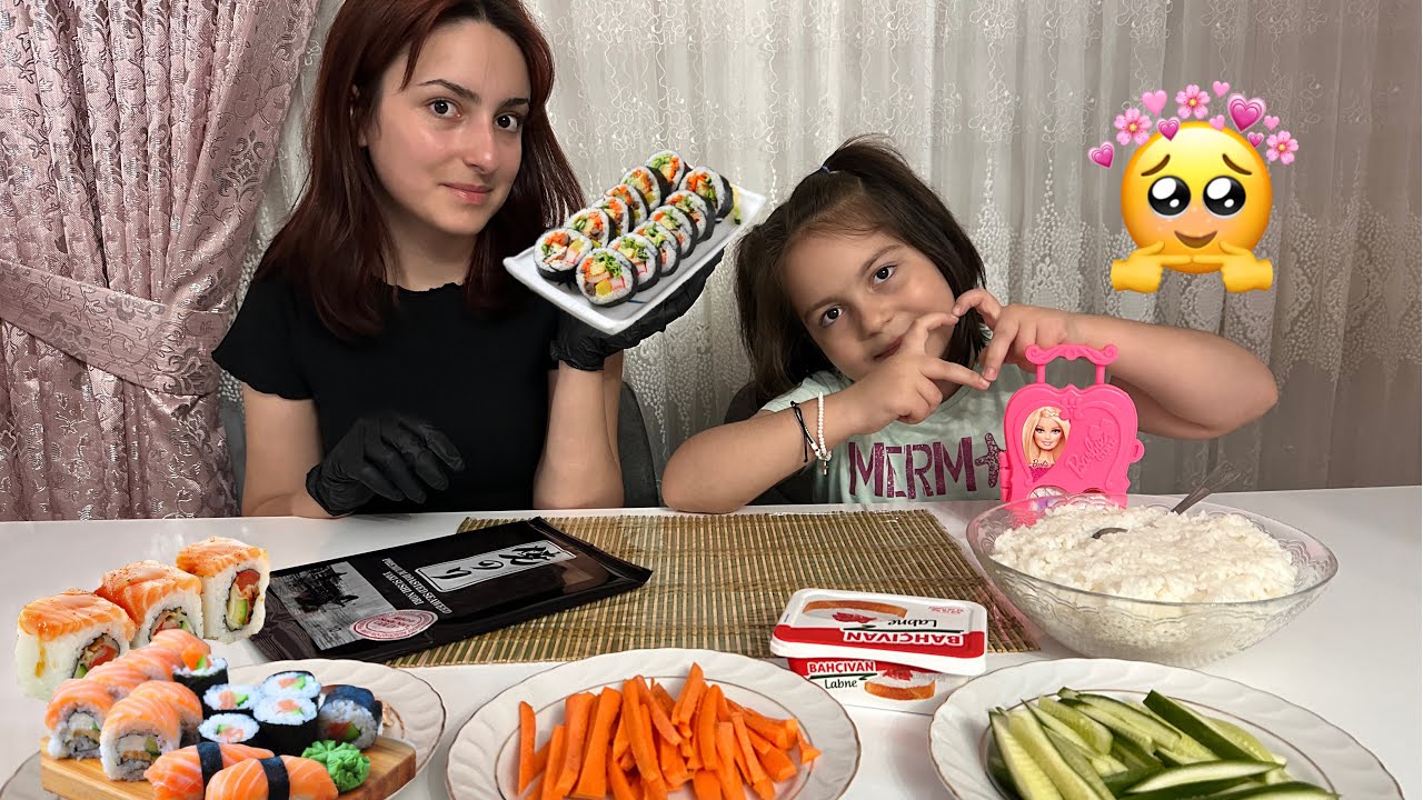SUSHİ NASIL YAPILIR?? HOW TO MAKE SUSHİ ZEYNEP AND HİRANURبابا جاب لي بالون - جنى مقداد | طيور بيبي