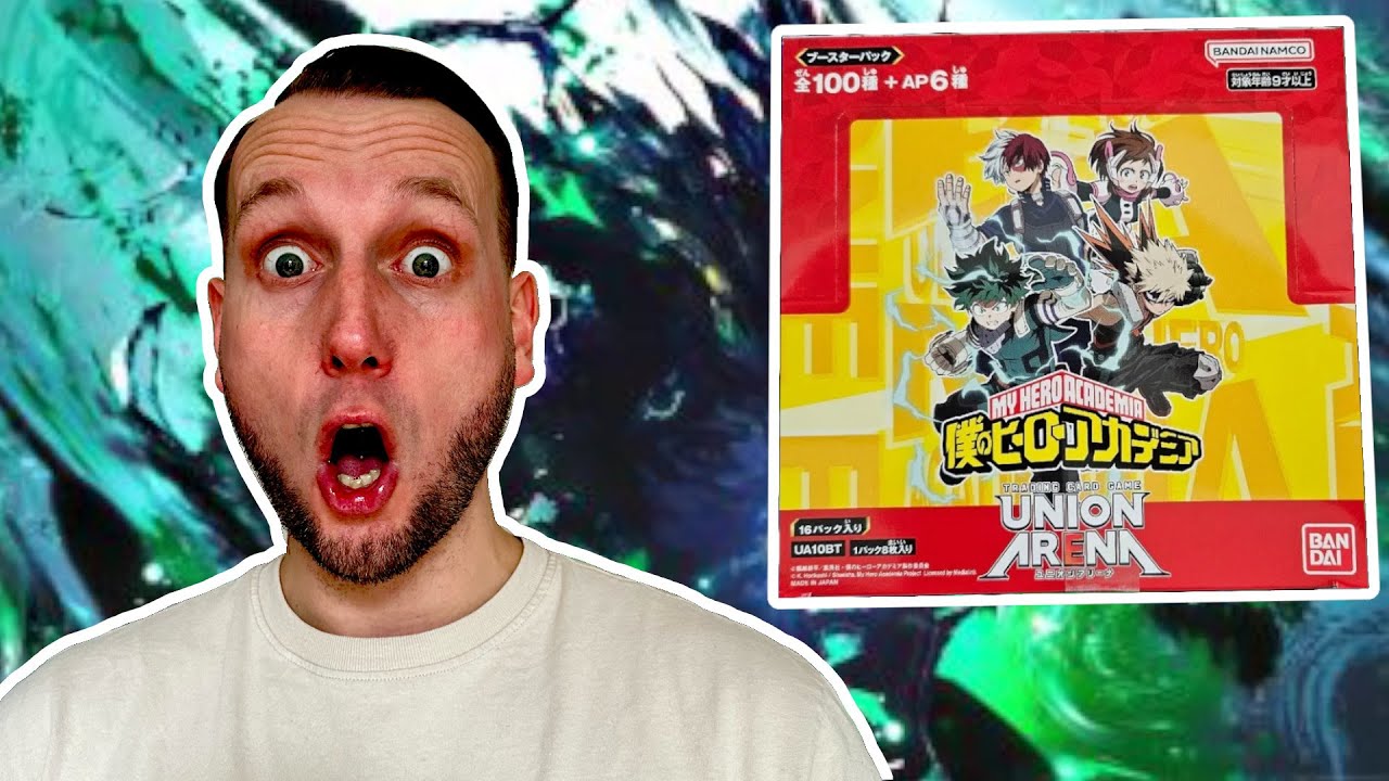 My Hero Academia Union Arena Box Opening - Karten Display