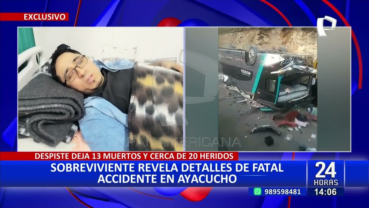 ¡Exclusivo! Sobreviviente del trágico accidente en Ayacucho revela detalles impactantes del suceso