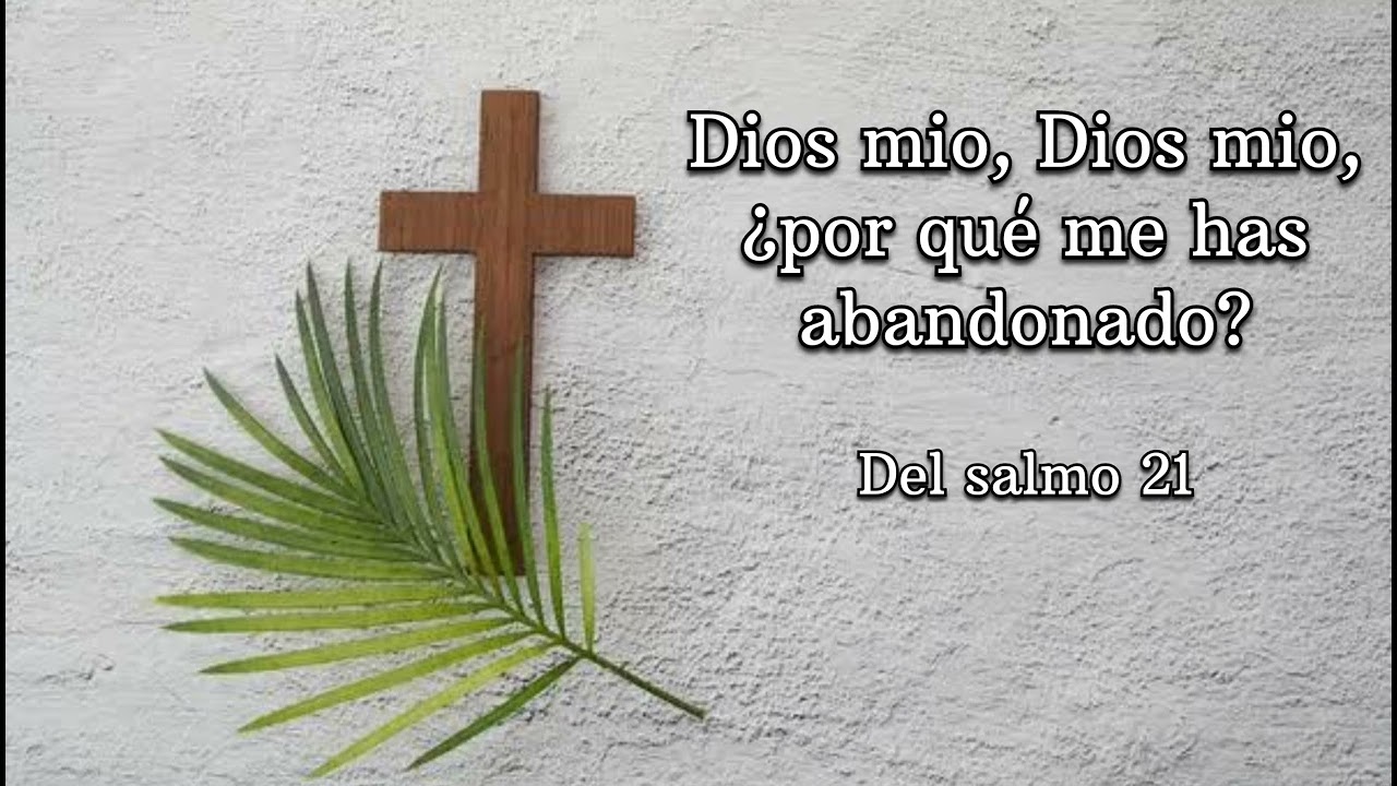 Salmo 21 del Domingo de Ramos 13 de Abril del 2025 