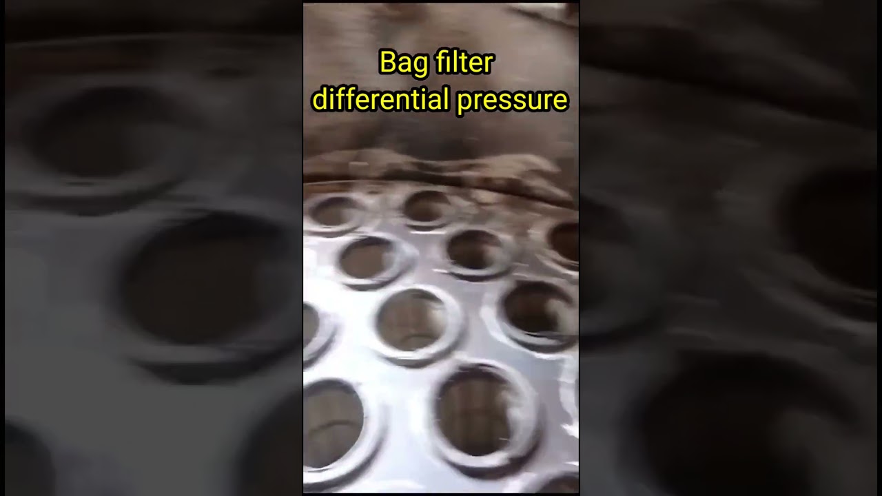 bag filter differential pressure | ESP bag filter#youtubeshorts