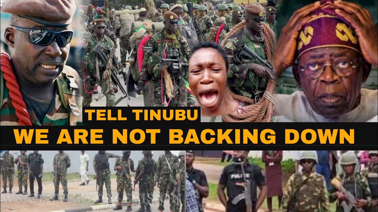 BREAKING, RETIRED MILITARY STORM DEFENCE HEADQUARTERS - send strong message to Tinubu