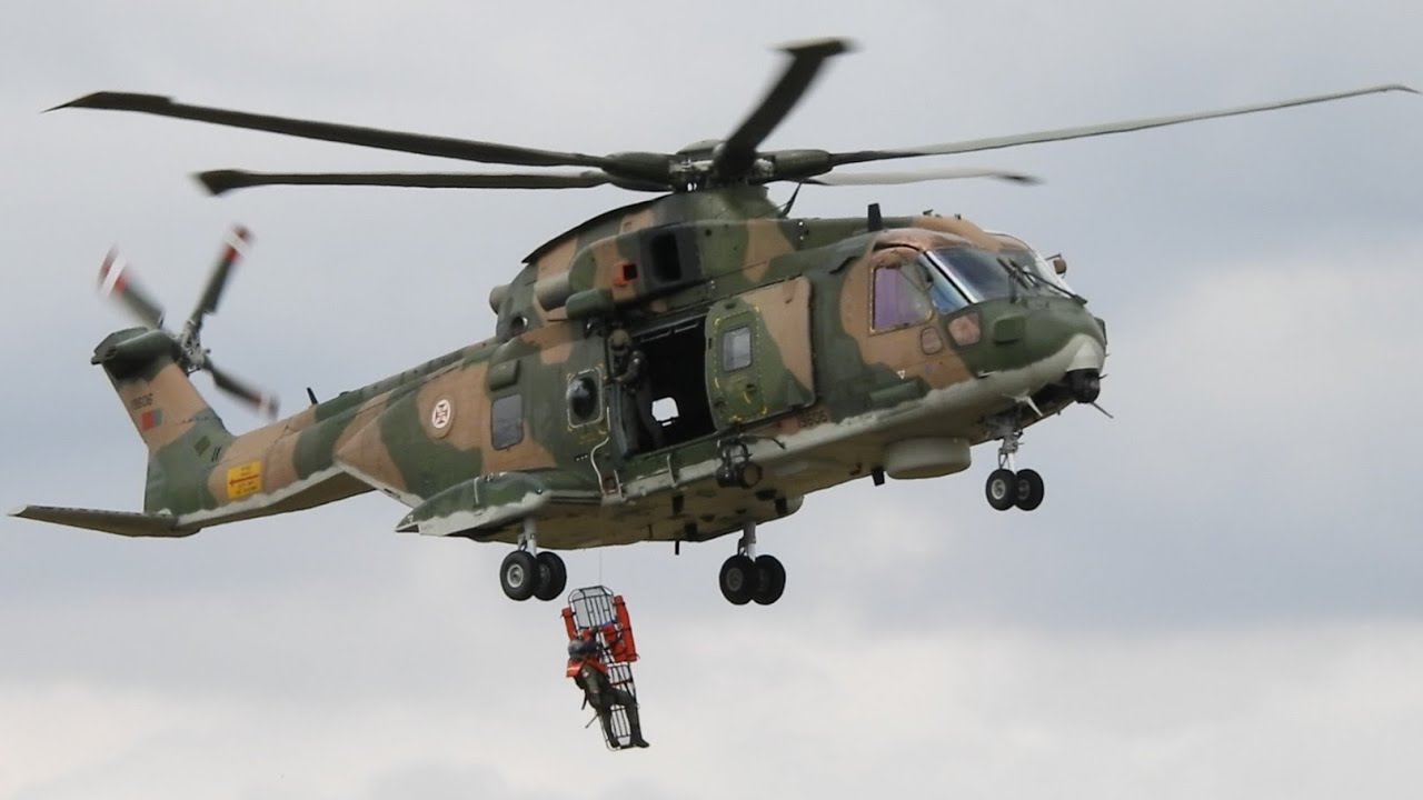 Portugal Air Force Agusta-Westland EH-101 Merlin Mk.514 Display at #riat2025