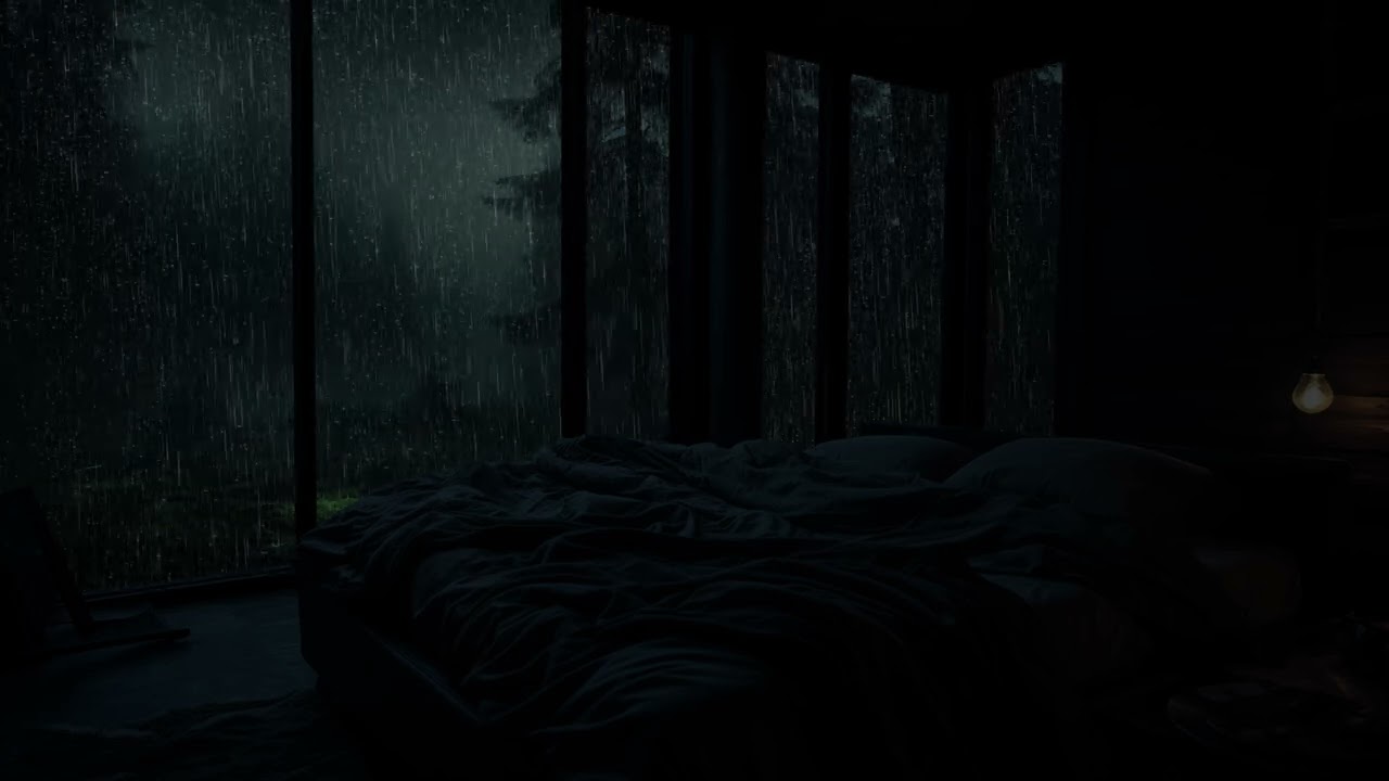 son de pluie pour dormir et se détendre | le bruit blanc vous aide à adoucir votre corps