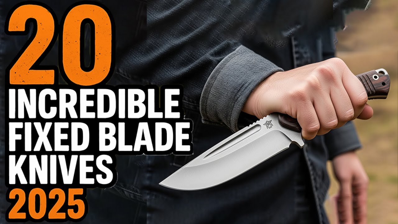 20 Incredible Fixed Blade Knives For Survival And Self Defense | Cold Steel or TOPS Knives?