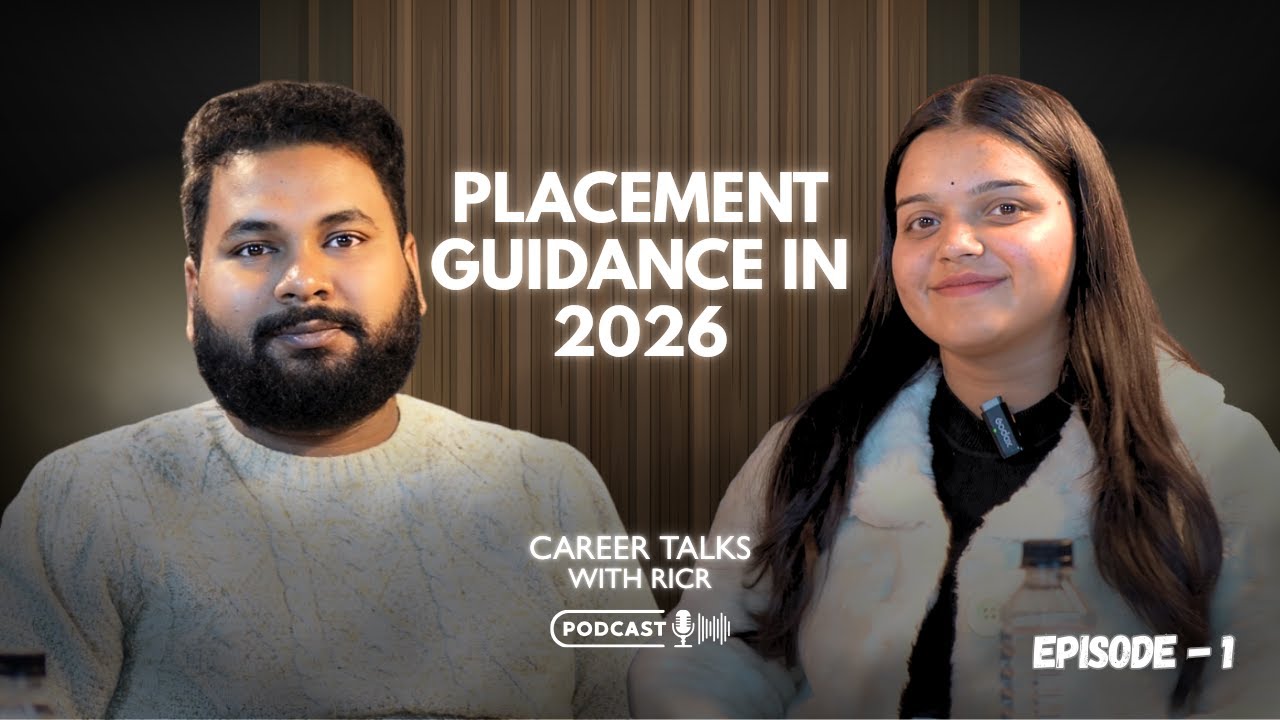 Rasika Bachhaw’s Podcast Success Story | Final Year Student Placement Journey | RICR