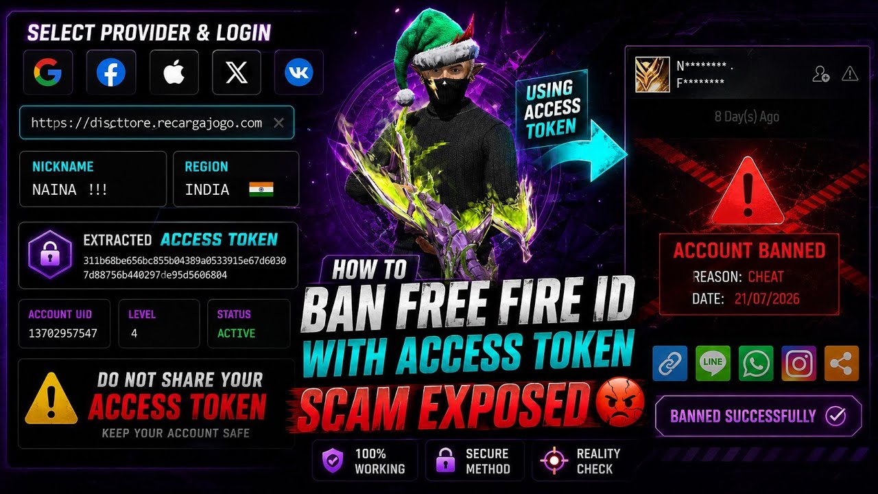 🚨 Can You Ban a Free Fire ID Using an Access Token? 😱 The Truth Revealed 💥 (2026 Latest Update) 🔥⚠️