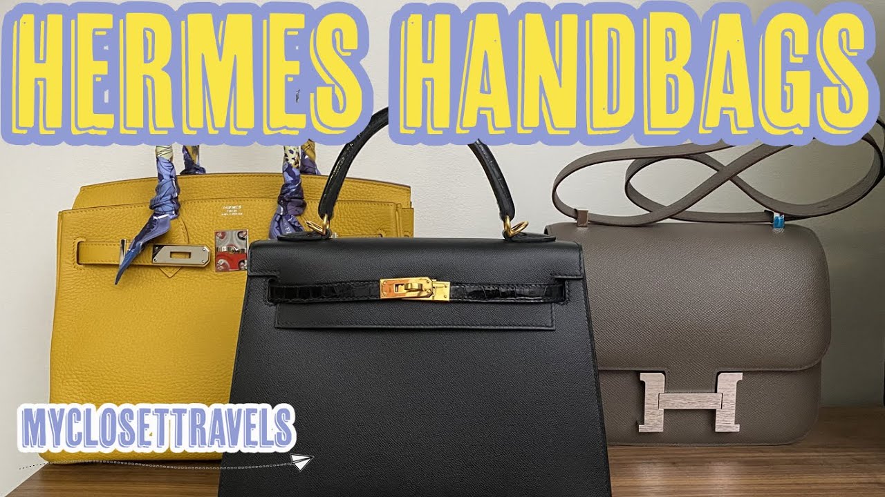 HERMES Birkin, Kelly, and Constance Handbag Comparison | myclosettravels