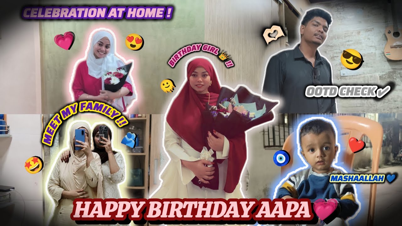 Birthday Celebration Vlog🎂|Bhot Dino Baad Family Get Together❤️ 🤗|Fatima Khan|