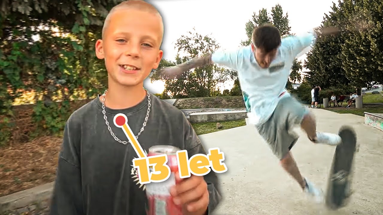13 LETÝ KLUK NÁS UČÍ NA SKATU A NAŠE ŽIVOTNÍ NOVINKY!? (PIMPS VLOG)