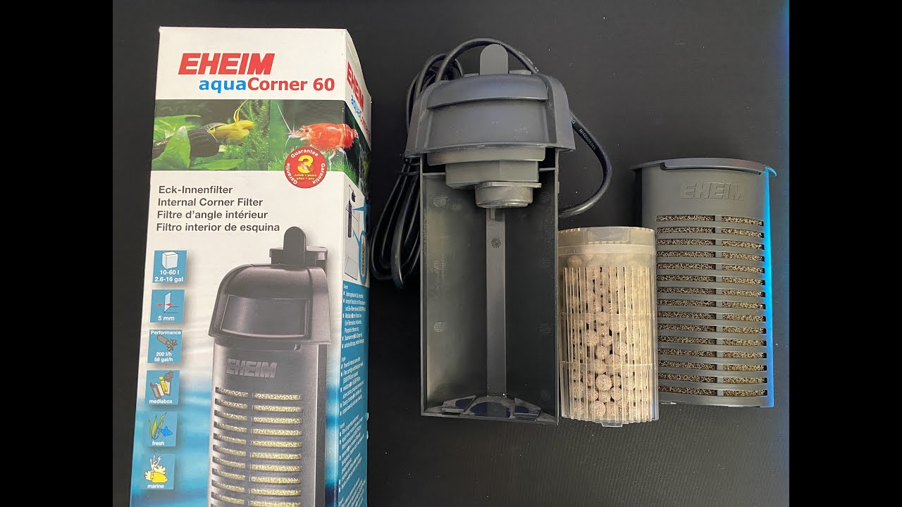 Eheim AquaCorner 60 Köşe İç Filtre Kutu Açılışı