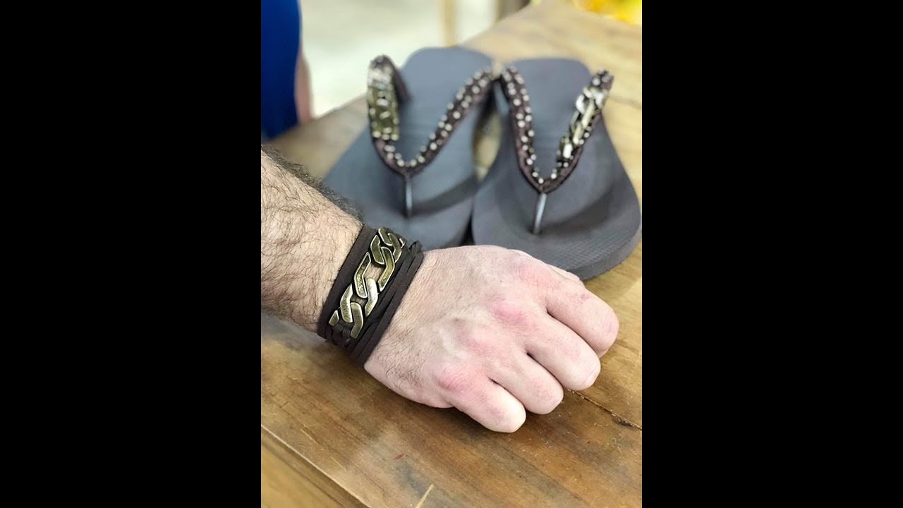COMO FAZER CHINELO CUSTOMIZADO MASCULINO