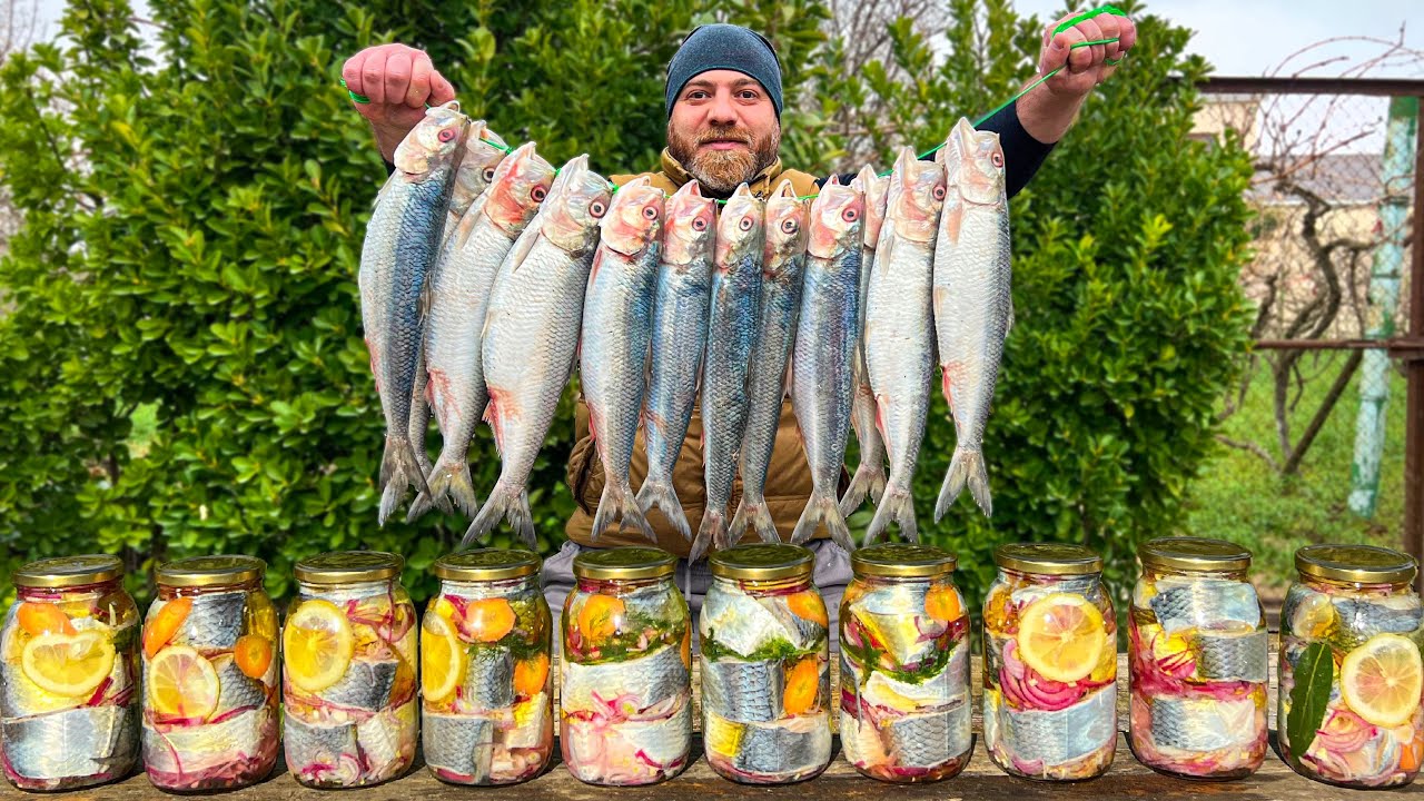 Нет Ничего лучше Домашней Каспийской Сельди из Банки! Рецепт Залома с Горячей Картошкой