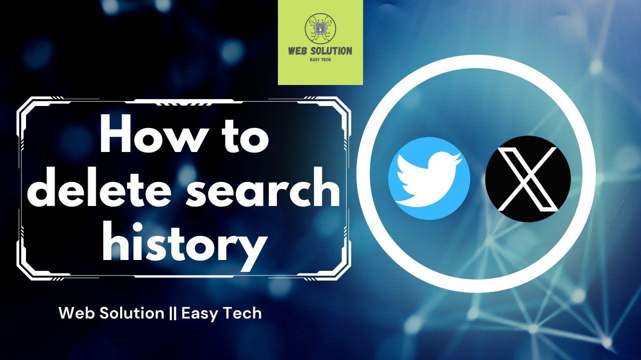 How to Delete Search History on Twitter || Web Solution