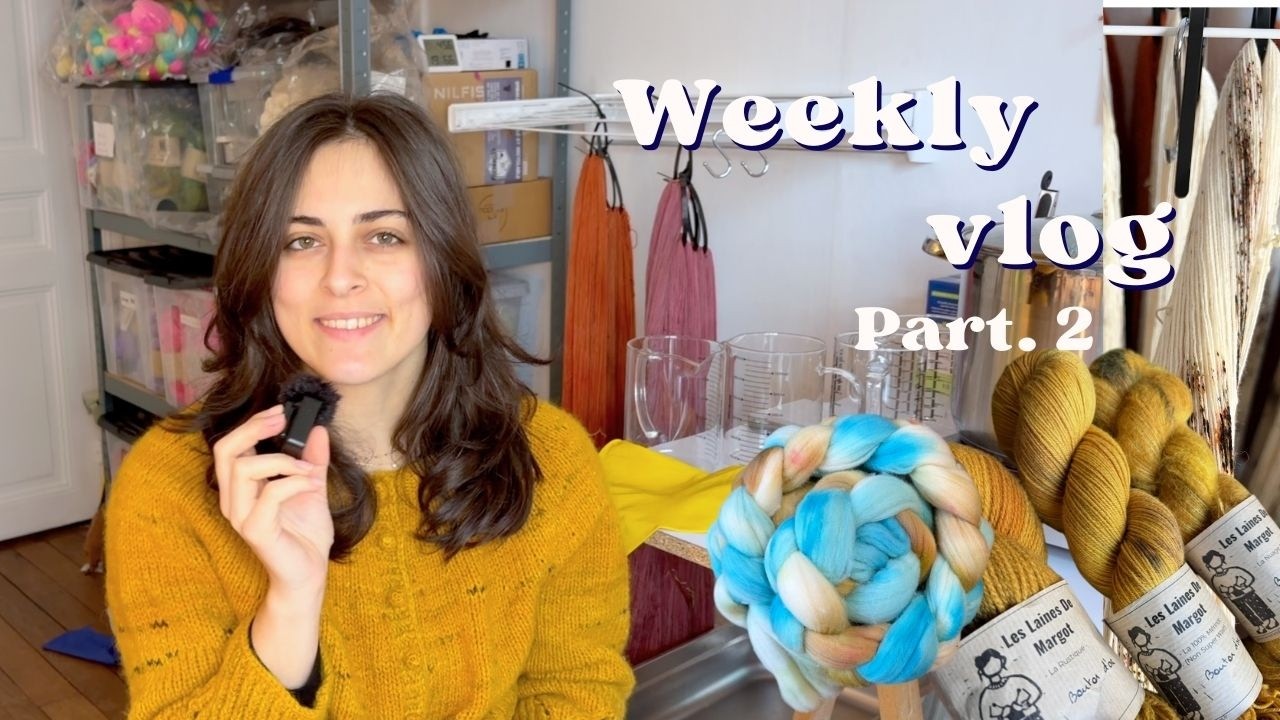 Dans les Coulisses de mon 1er Salon de Laine : Teinture, Organisation & Imprévus 🚗 (Partie 2)