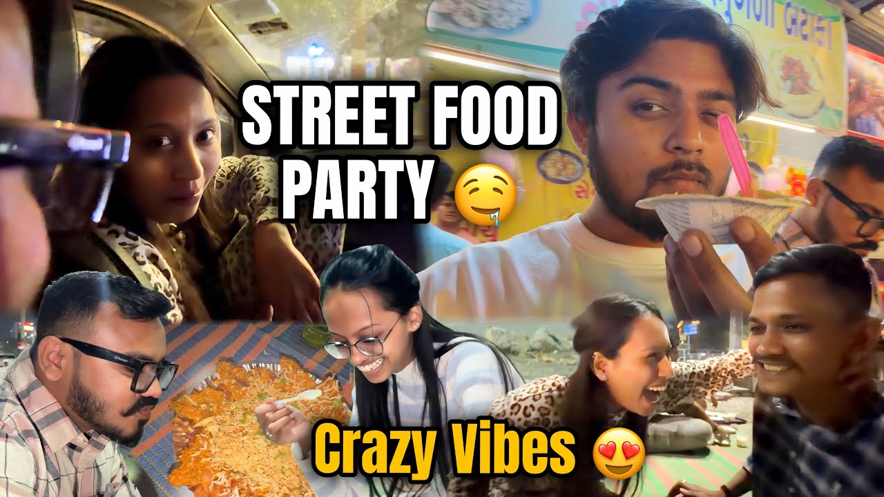 Night Drive + Street Food Party 🌃 | Friends Ke Saath Masti | Mins Vlogs