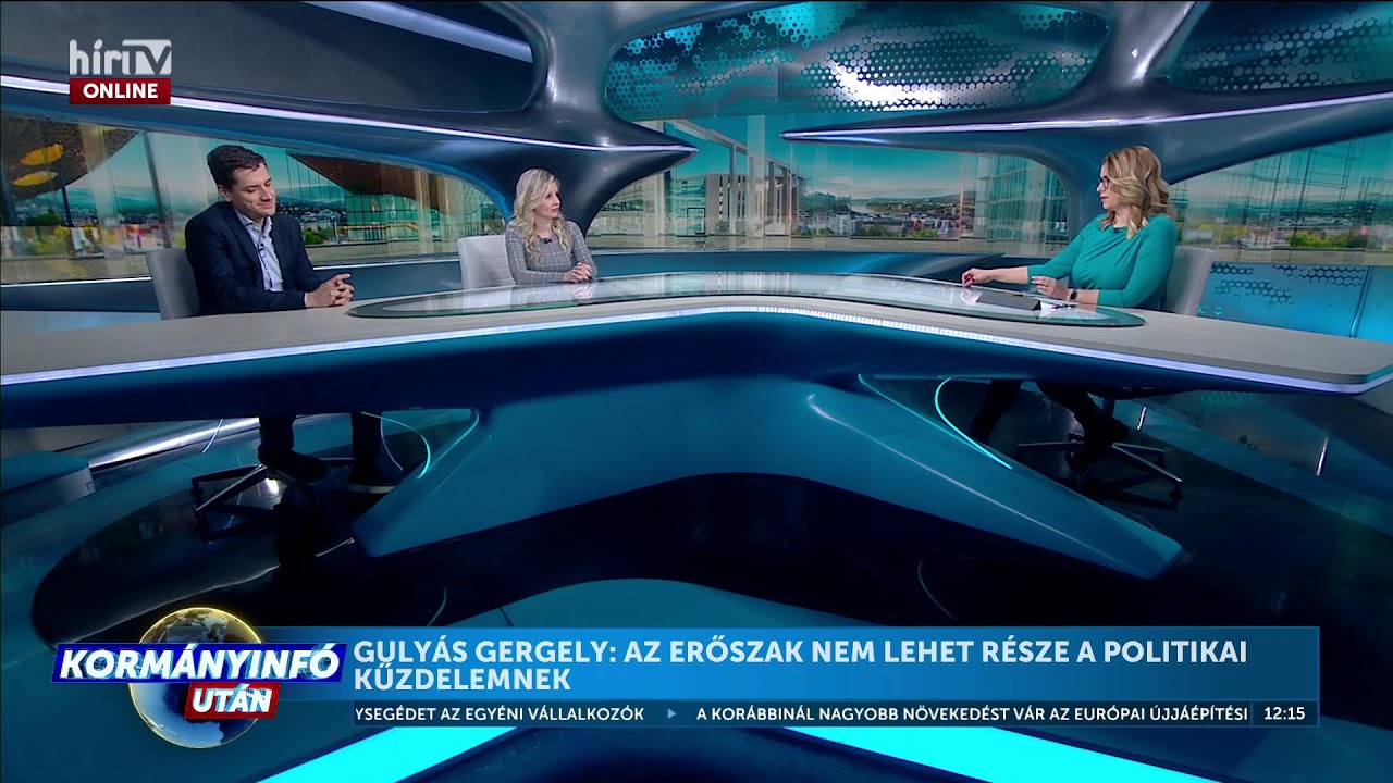 Kormányinfó és elemzés - Élő közvetítés - HírTV