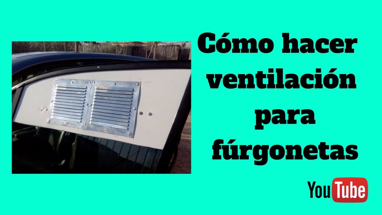 # VENTILACIÓN MINI CAMPER. Ventilation (Airvent) for vans