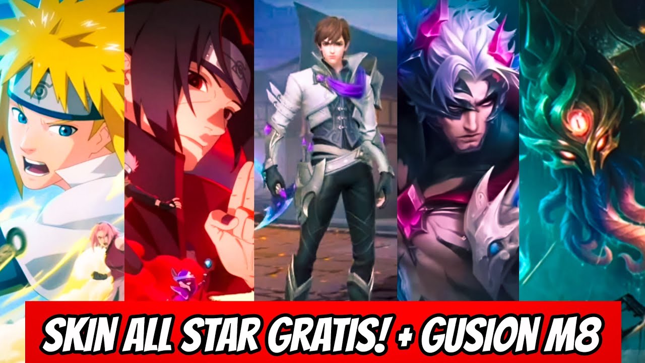 GUSION M8 PRIME!| SKIN ALL STAR GRATIS Y MAS!| MOBILE LEGENDS ESPAÑOL 2026