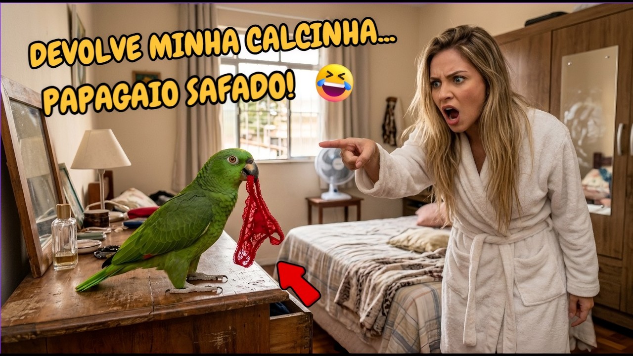 IMPOSS&Iacute;VEL N&Atilde;O RIR! O Papagaio Mais Engra&ccedil;ado da Internet 😂#papagaios #papagaio #piadas