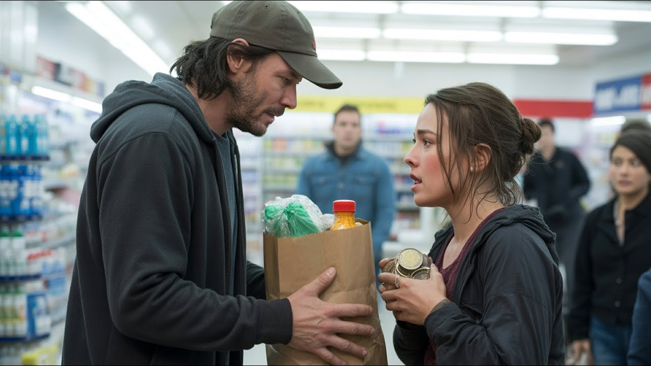 She Was Shamed for Paying With Coins… But Keanu Reeves in Line Changed Everything
