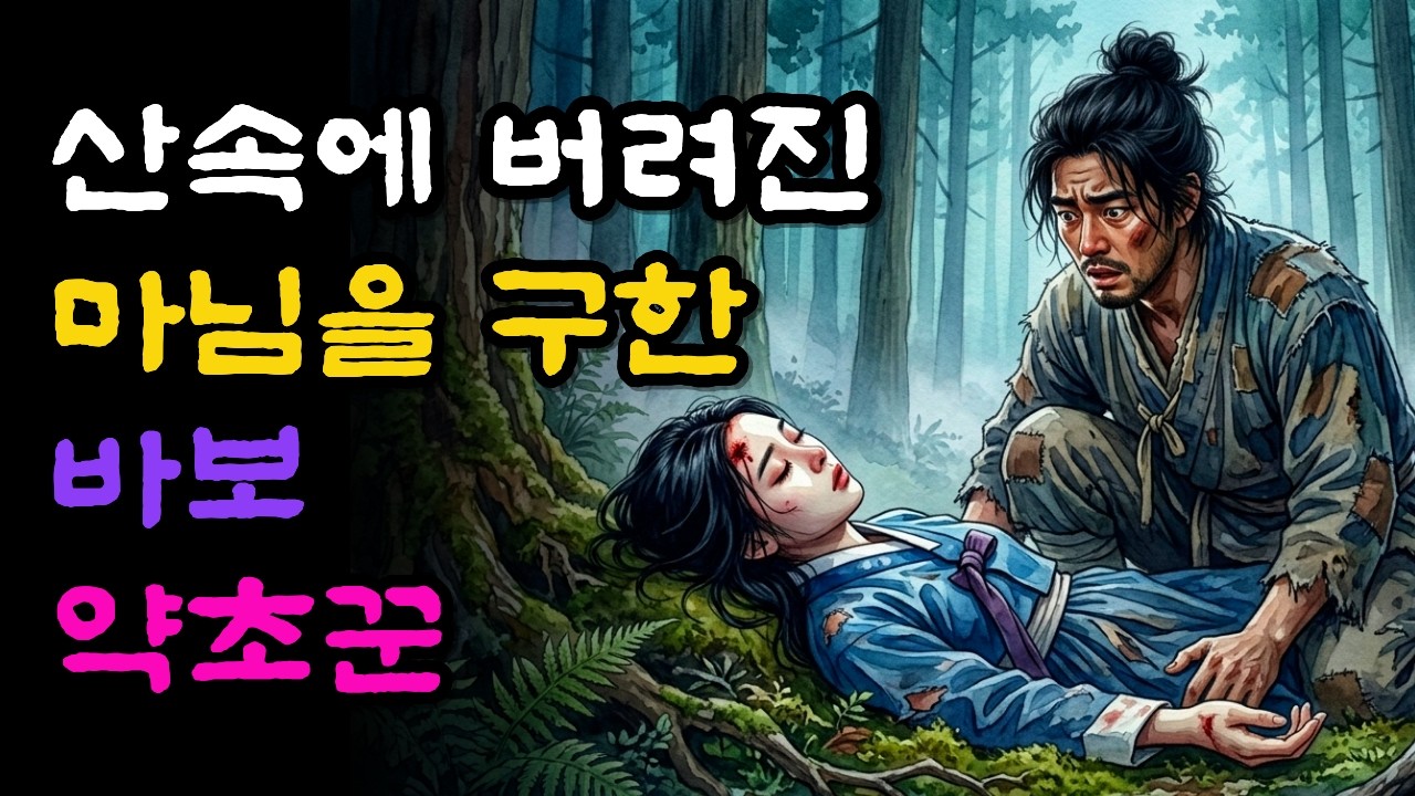 산속에 버려진 마님을 구한 바보 약초꾼의 정체는 과연 | 옛날이야기 | 야담 | 민담 | 설화 | 전설 | 수면동화 | 오디오북