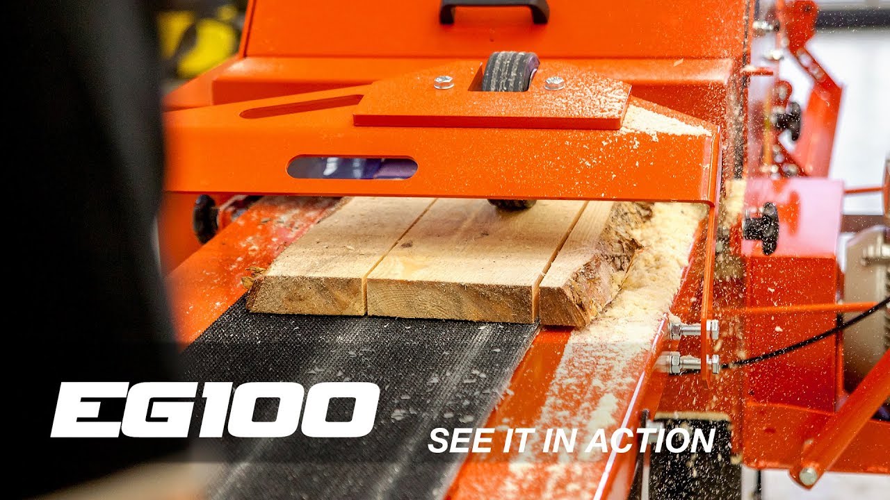EG100 Twin Blade Edger in Action | Wood-Mizer