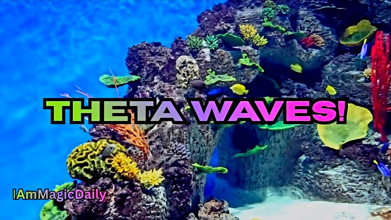  🐠Tropical Underwater Meditation for Inner Peace |  with Low Theta Waves 🌊