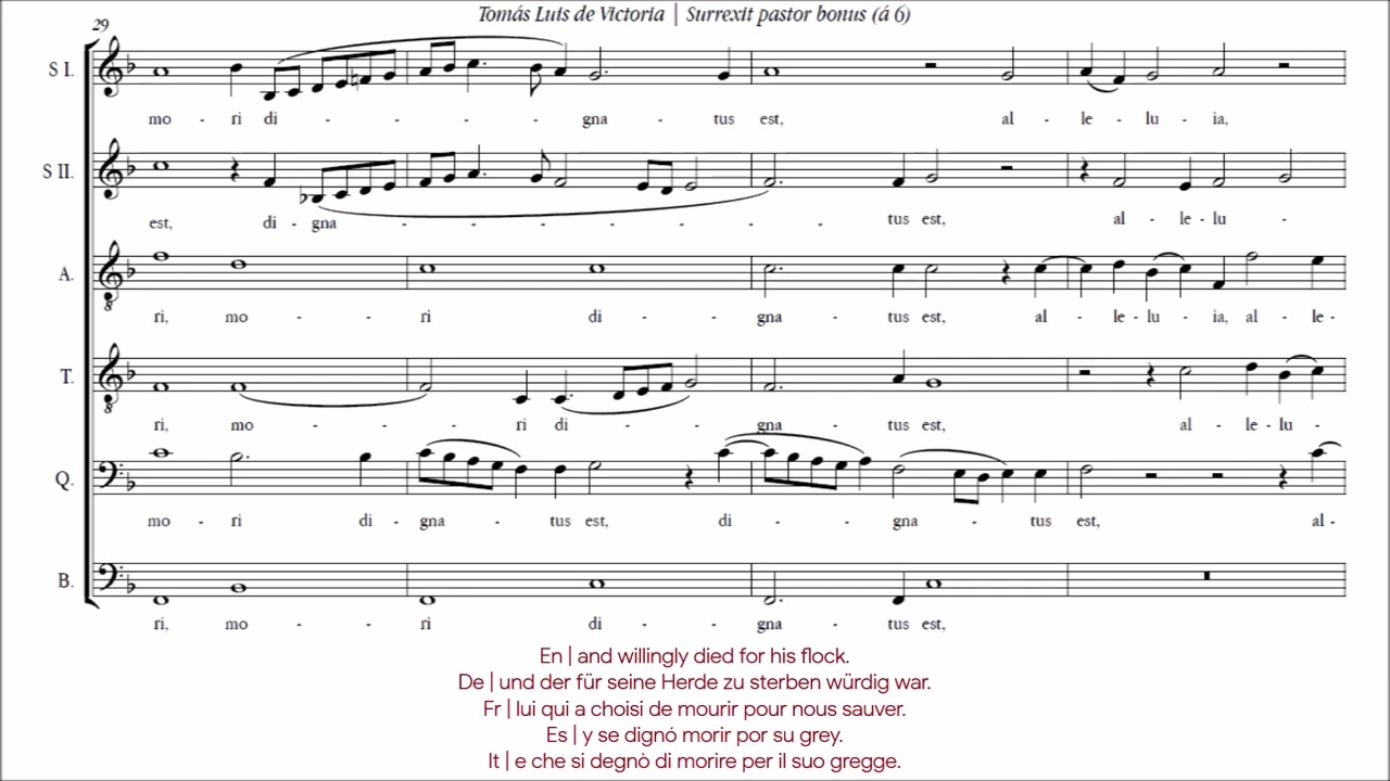 De Victoria | Surrexit pastor bonus [á 6; La Grande Chapelle]