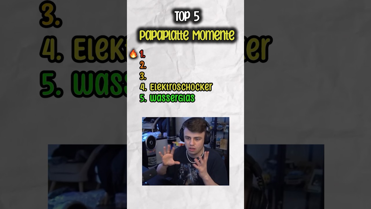 Top 5 Papaplatte Momente🔥 #papaplatte #twitch #clips #twitchclips #top5